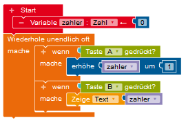 Calliope mini-Zähler