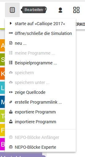 Calliope mini-Bearbeiten