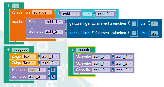 Calliope mini-Zufallszahlen