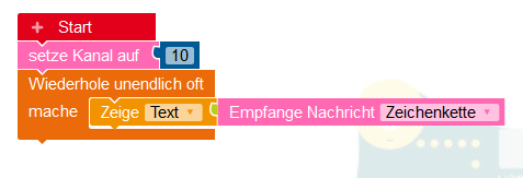 Calliope mini-Empfangen