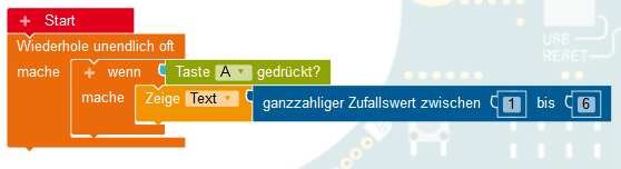 Calliope mini-Würfel