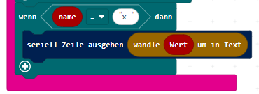 Calliope mini-Empfang