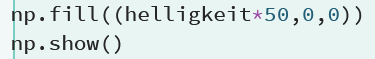 Calliope mini-Helligkeiten