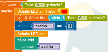 Calliope mini-Zähler