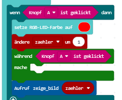 Calliope mini-Zähler