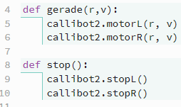 Calliope mini Calli:bot